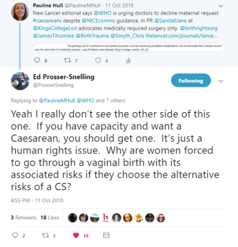 18-Oct-11 twitter tweet Ed Prosser-Snelling maternal request support